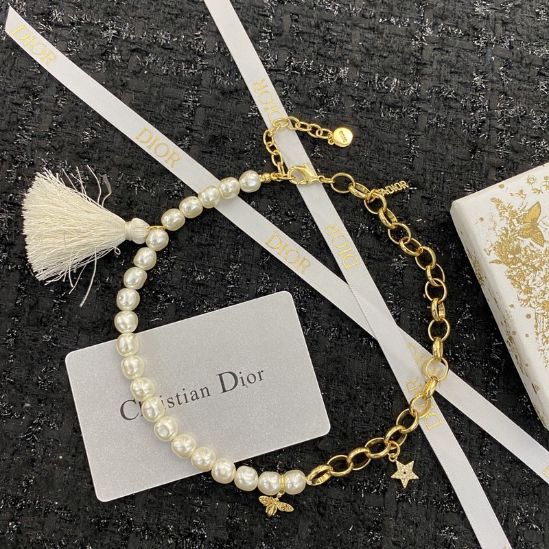 [今日新款] [Dior迪奧]經典熱銷款 超火爆的一款項鍊 重磅強烈推薦 金屬質