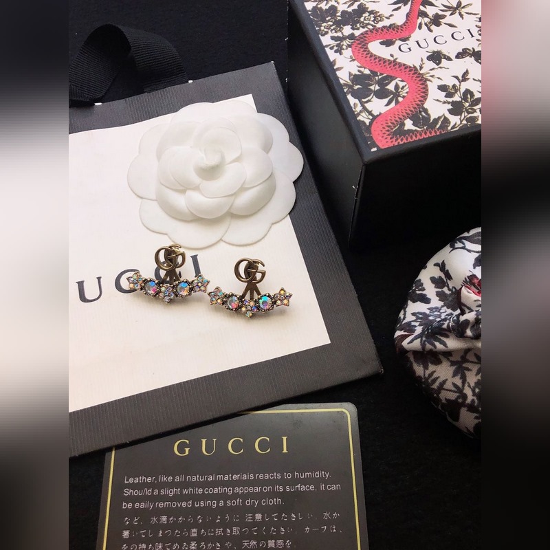 [原單對版] (配全套包裝) Gucci 古馳雙G 耳釘 自購正品獨(dú)家開模，真