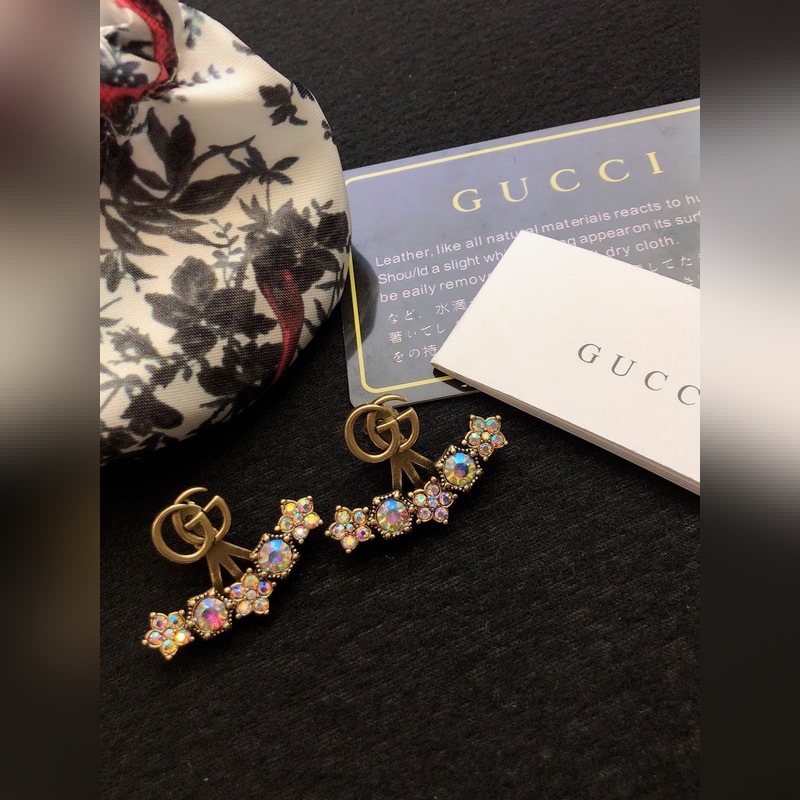[原單對版] (配全套包裝) Gucci 古馳雙G 耳釘 自購正品獨(dú)家開模，真
