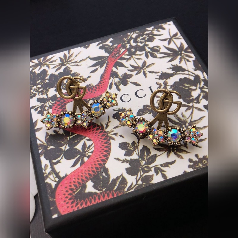 [原單對版] (配全套包裝) Gucci 古馳雙G 耳釘 自購正品獨(dú)家開模，真