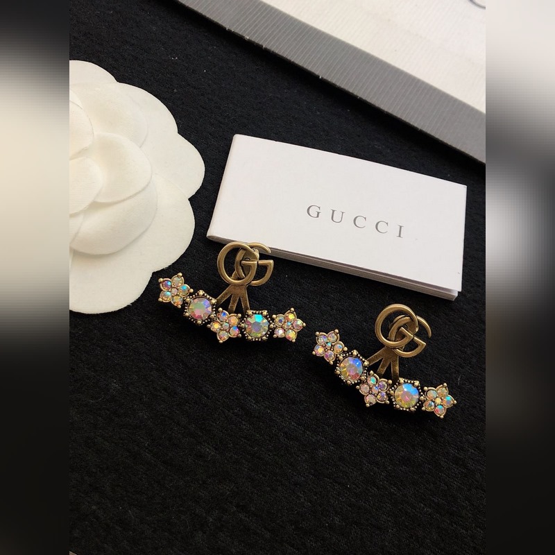 [原單對版] (配全套包裝) Gucci 古馳雙G 耳釘 自購正品獨(dú)家開模，真