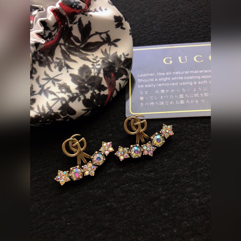 [原單對版] (配全套包裝) Gucci 古馳雙G 耳釘 自購正品獨(dú)家開模，真