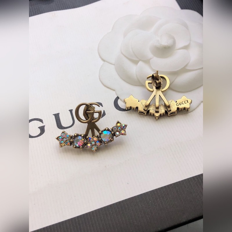 [原單對版] (配全套包裝) Gucci 古馳雙G 耳釘 自購正品獨(dú)家開模，真