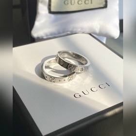 [原單對版] (配全套包裝) GUCCI古馳新款情侶戒指 男女同款