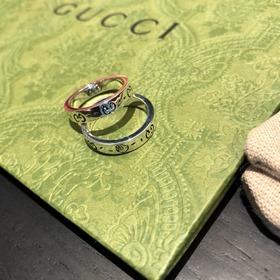 [原單對版] (配全套包裝) Gucci Ghost純銀戒指4mm 非常推薦