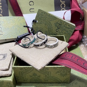 [原單對版] (配全套包裝) 古馳Gucci琺瑯系列 綠琺瑯 大理石 黑琺瑯