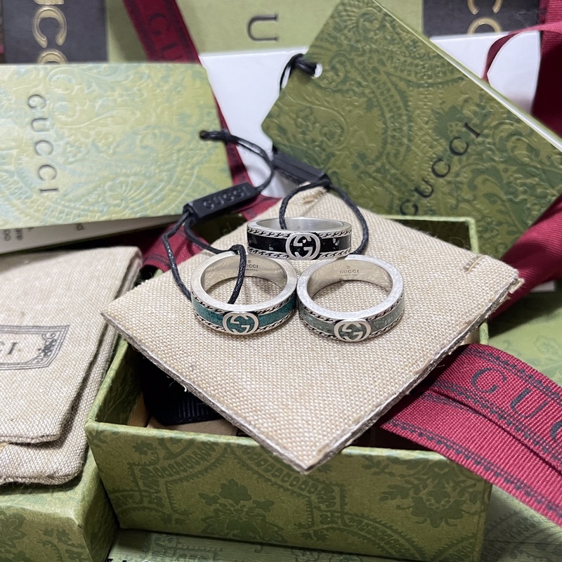 [原單對版] (配全套包裝) 古馳Gucci琺瑯系列 綠琺瑯 大理石 黑琺瑯