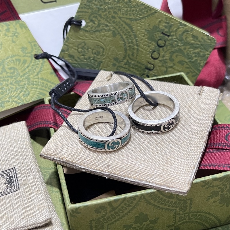 [原單對版] (配全套包裝) 古馳Gucci琺瑯系列 綠琺瑯 大理石 黑琺瑯