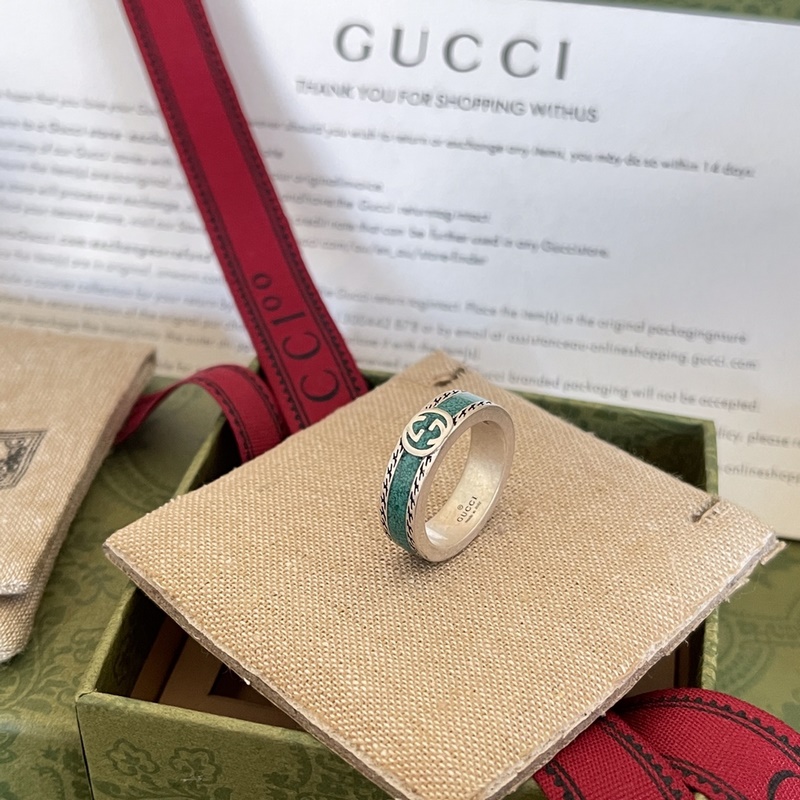 [原單對版] (配全套包裝) 古馳Gucci琺瑯系列 綠琺瑯 大理石 黑琺瑯