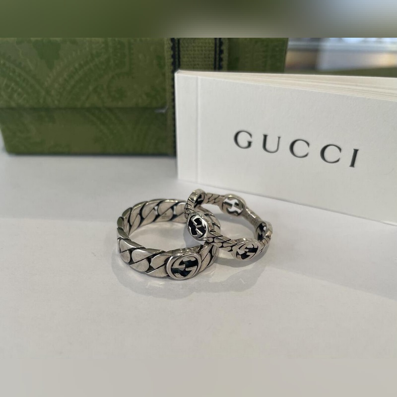 [原單對版] (配全套包裝) Gucci 經典戒指