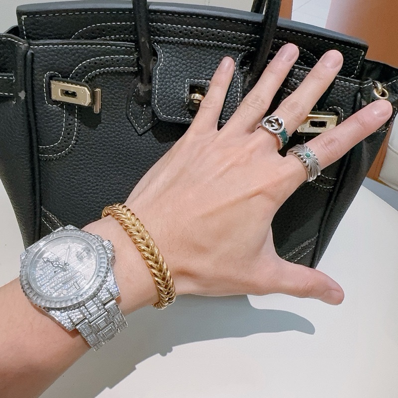 [原單對版] (配全套包裝) Gucci古馳手鐲手環古銀純手工打造最新款手鐲檔