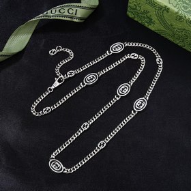 [原單對(duì)版] (配全套包裝) 項(xiàng)鍊 Gucci 古馳 最新火爆開(kāi)啟 雙G 絕對(duì)