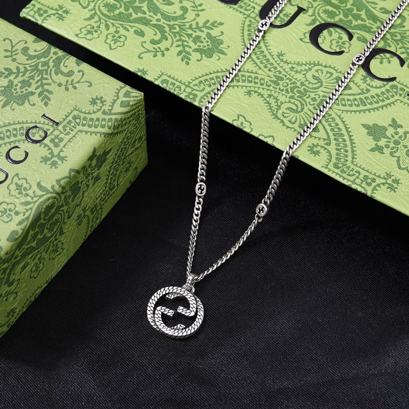 [原單對版] (配全套包裝) Gucci 古馳 項鍊最新火爆開啟 雙G 項鍊