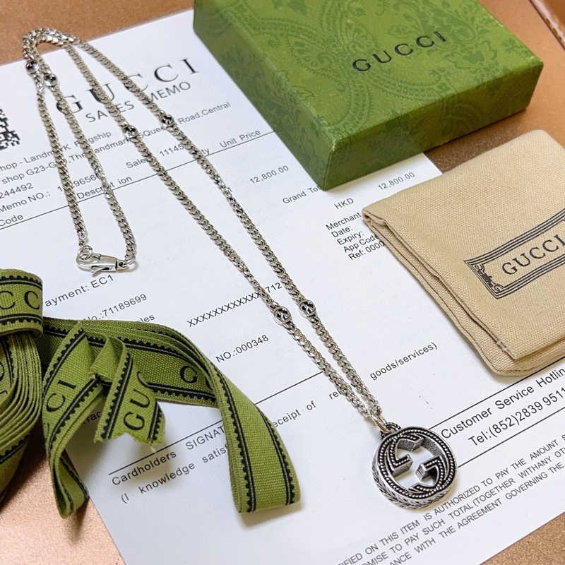 [原單對版] (配全套包裝) 新品發布 巨帥 Gucci古馳項鍊最新款鍊條檔次