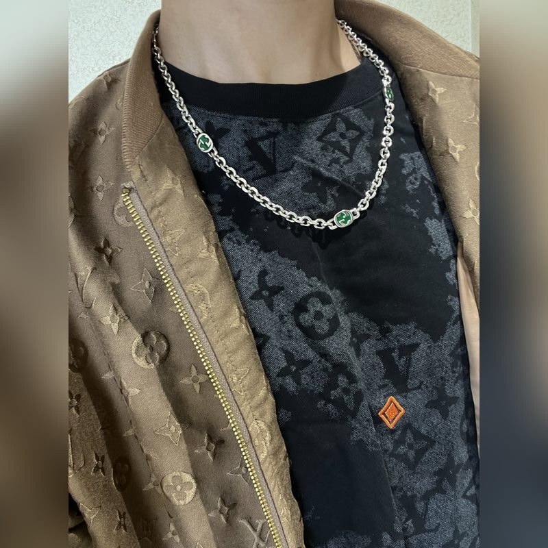 [原單對(duì)版] (配全套包裝) Gucci古馳項(xiàng)鍊最新款鍊條檔次更高明星同款經(jīng)典