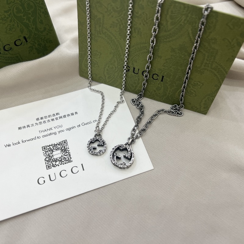 [原單對版]小號價格2300  大號價格2500 Gucci古馳925純銀雙G