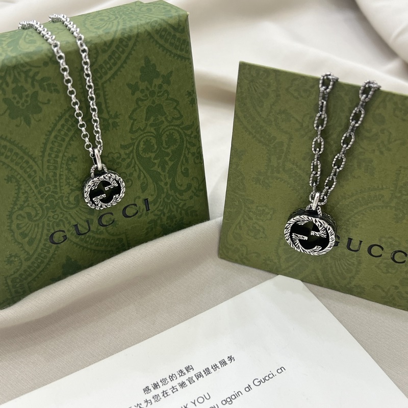 [原單對版]小號價格2300  大號價格2500 Gucci古馳925純銀雙G