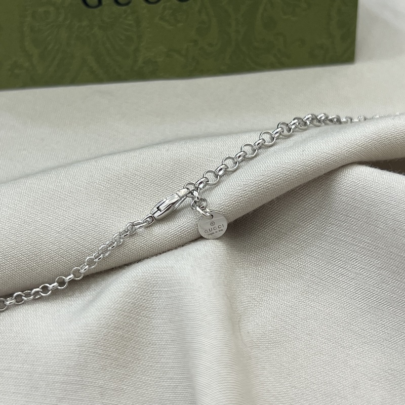 [原單對版]小號價格2300  大號價格2500 Gucci古馳925純銀雙G