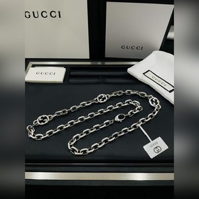 [原單對(duì)版] (配全套包裝) Gucci古馳雙G互扣式項(xiàng)鍊