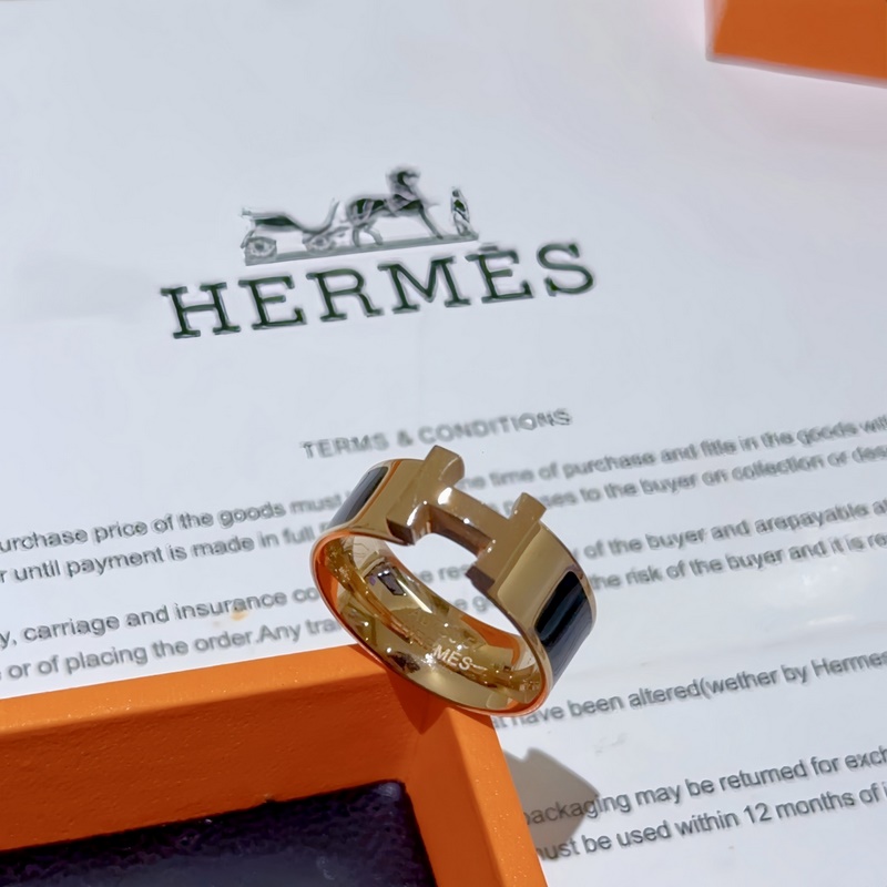 [原單對(duì)版] (配全套包裝) 男女都可以戴 愛(ài)馬仕戒指經(jīng)典 高端大氣上檔次 豬