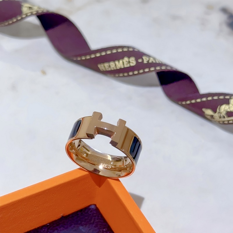 [原單對(duì)版] (配全套包裝) 男女都可以戴 愛(ài)馬仕戒指經(jīng)典 高端大氣上檔次 豬