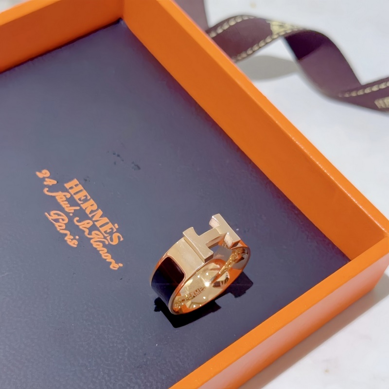 [原單對(duì)版] (配全套包裝) 男女都可以戴 愛(ài)馬仕戒指經(jīng)典 高端大氣上檔次 豬