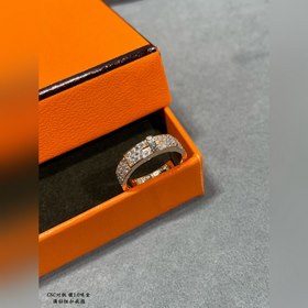 [原單對版] (配全套包裝) Hermes 愛馬仕紐扣戒指 精工版 全名網紅款