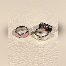 [原單對版] (配全套包裝) 愛馬仕牛皮戒指 真的很好看的戒指