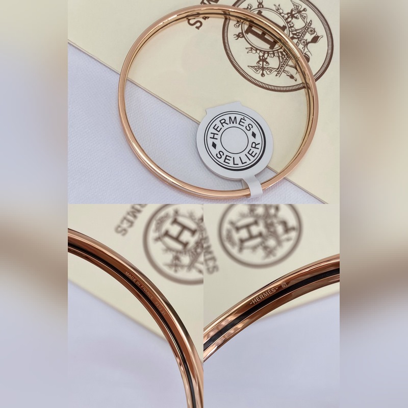 [原單對版] (配全套包裝) [H 琺瑯窄版手鐲]愛馬仕 全色系完美出貨