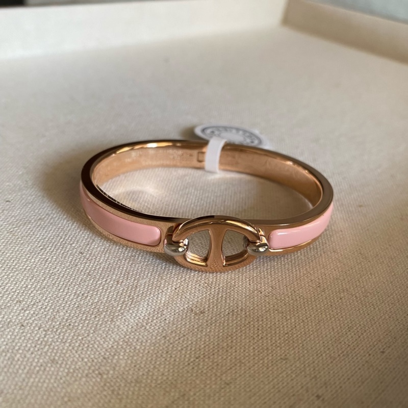 [原單對版] (配全套包裝) 最喜歡的愛馬仕豬鼻子手鐲顔色好顯白