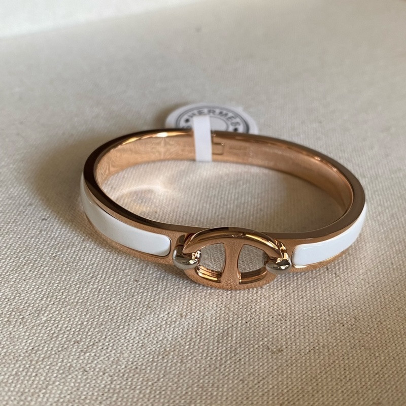 [原單對版] (配全套包裝) 最喜歡的愛馬仕豬鼻子手鐲顔色好顯白