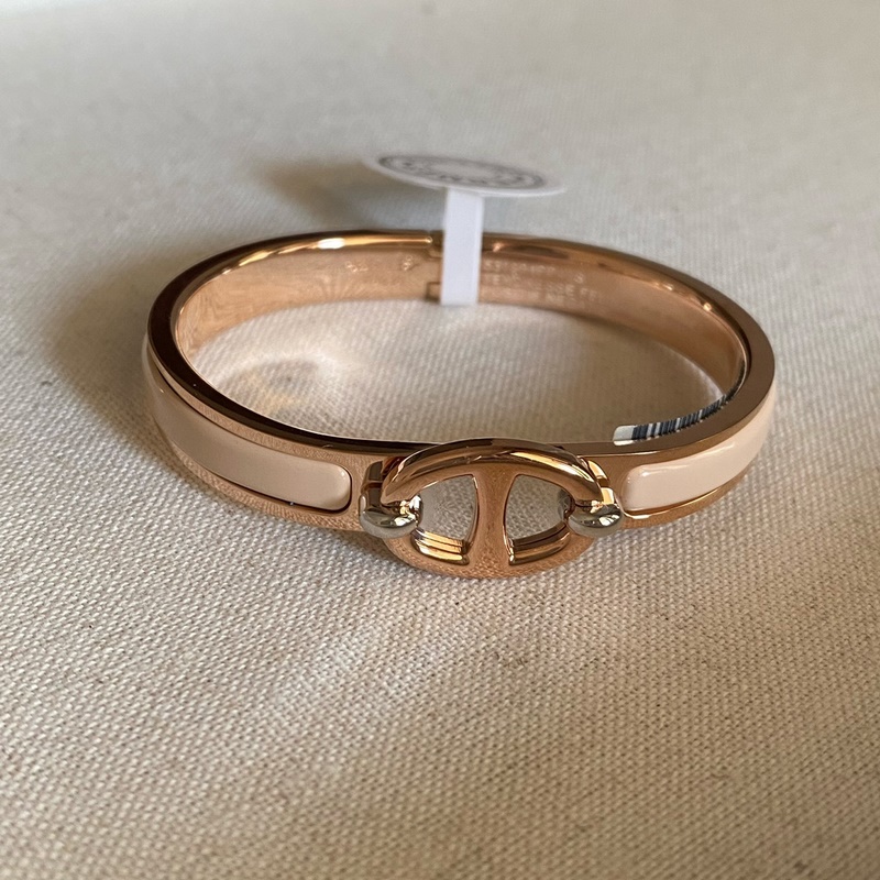 [原單對版] (配全套包裝) 最喜歡的愛馬仕豬鼻子手鐲顔色好顯白