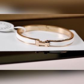 [原單對版] (配全套包裝) 愛馬仕手鐲 Hermes 窄版琺瑯手鐲 (多色可