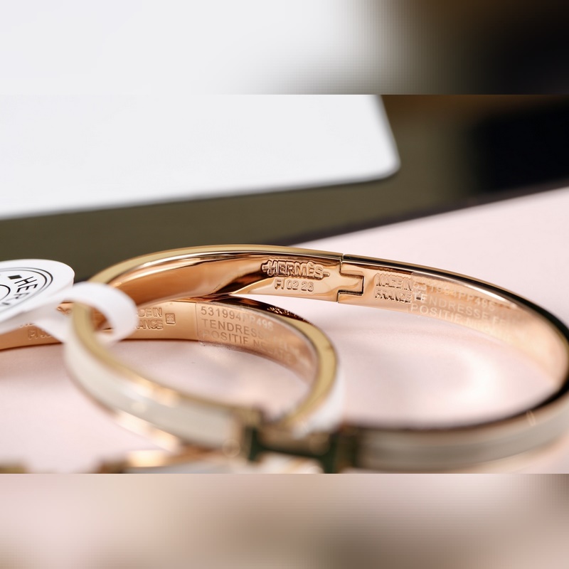 [原單對版] (配全套包裝) 愛馬仕手鐲 Hermes 窄版琺瑯手鐲 (多色可