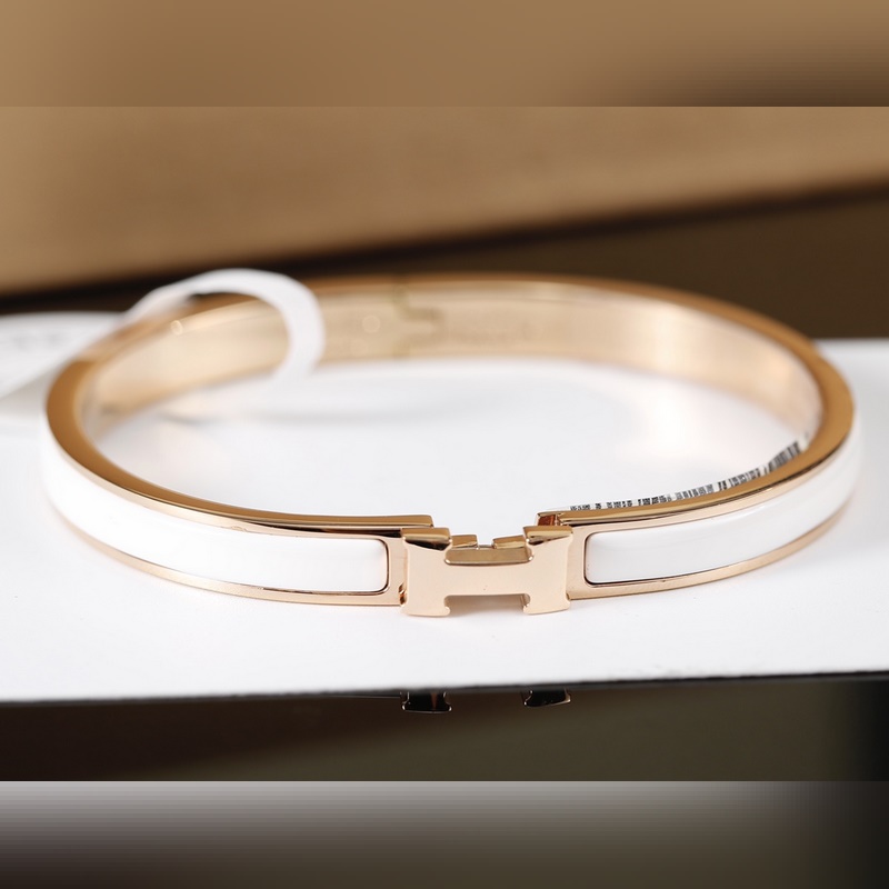 [原單對版] (配全套包裝) 愛馬仕手鐲 Hermes 窄版琺瑯手鐲 (多色可