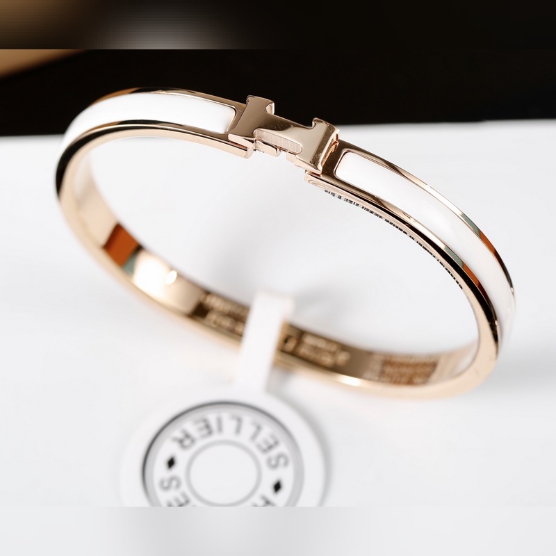 [原單對版] (配全套包裝) 愛馬仕手鐲 Hermes 窄版琺瑯手鐲 (多色可