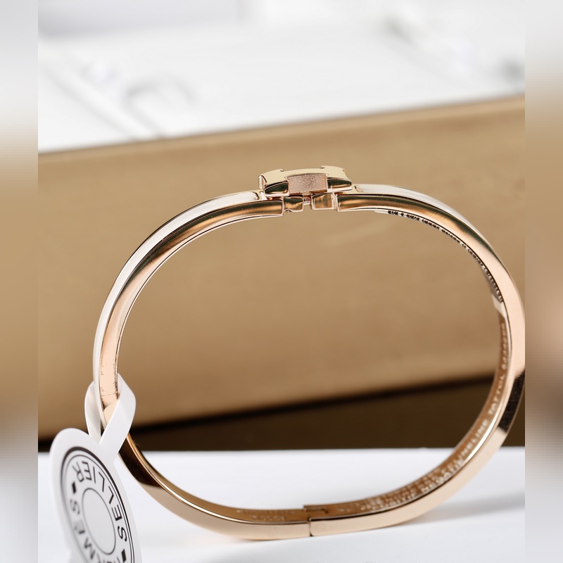 [原單對版] (配全套包裝) 愛馬仕手鐲 Hermes 窄版琺瑯手鐲 (多色可