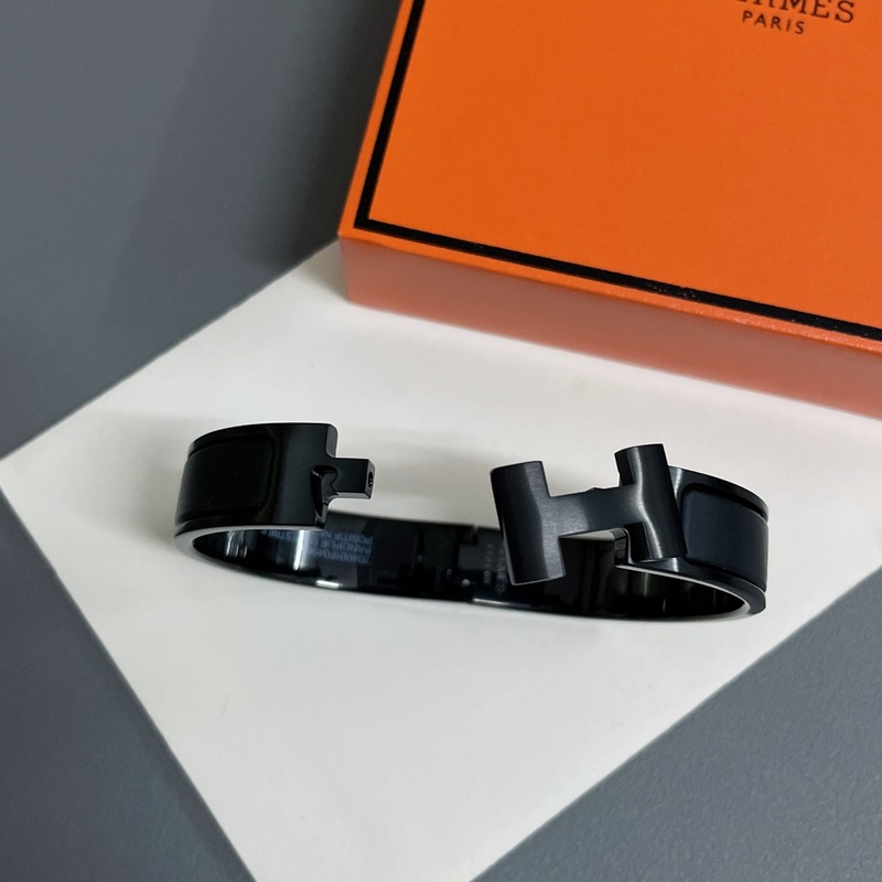 [原單對版] (配全套包裝) 愛馬仕黑武士手鐲