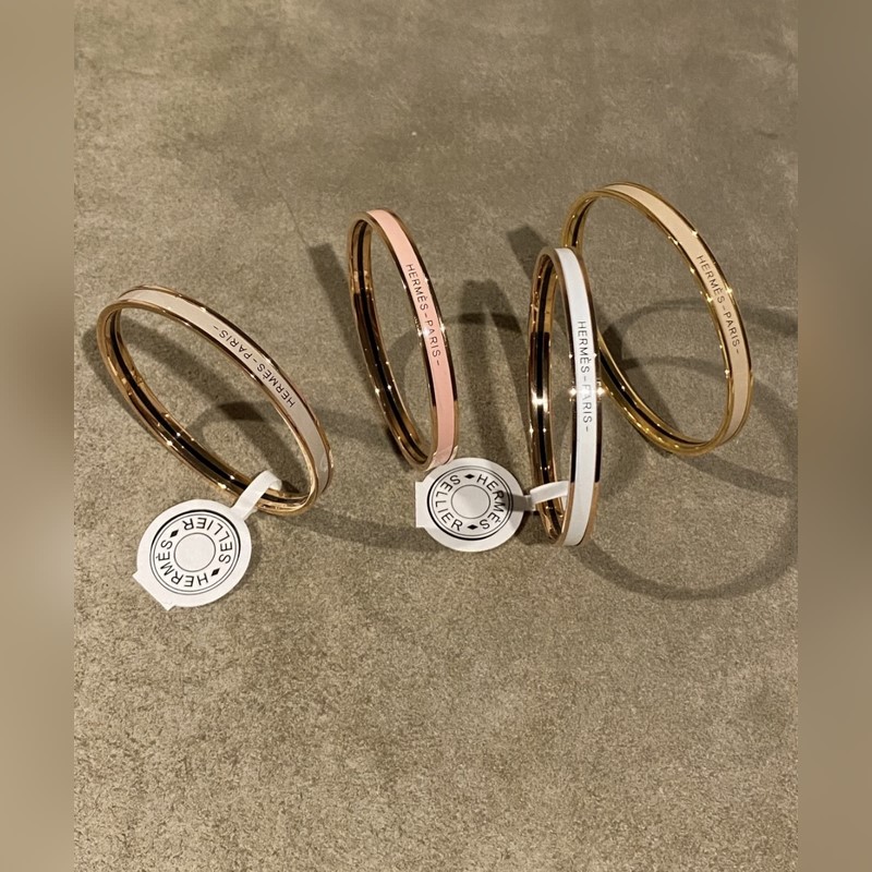 [原單對版] (配全套包裝) 愛馬仕 小紅書爆款 窄版手鐲熱賣色