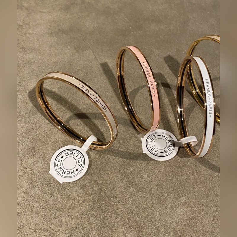 [原單對版] (配全套包裝) 愛馬仕 小紅書爆款 窄版手鐲熱賣色