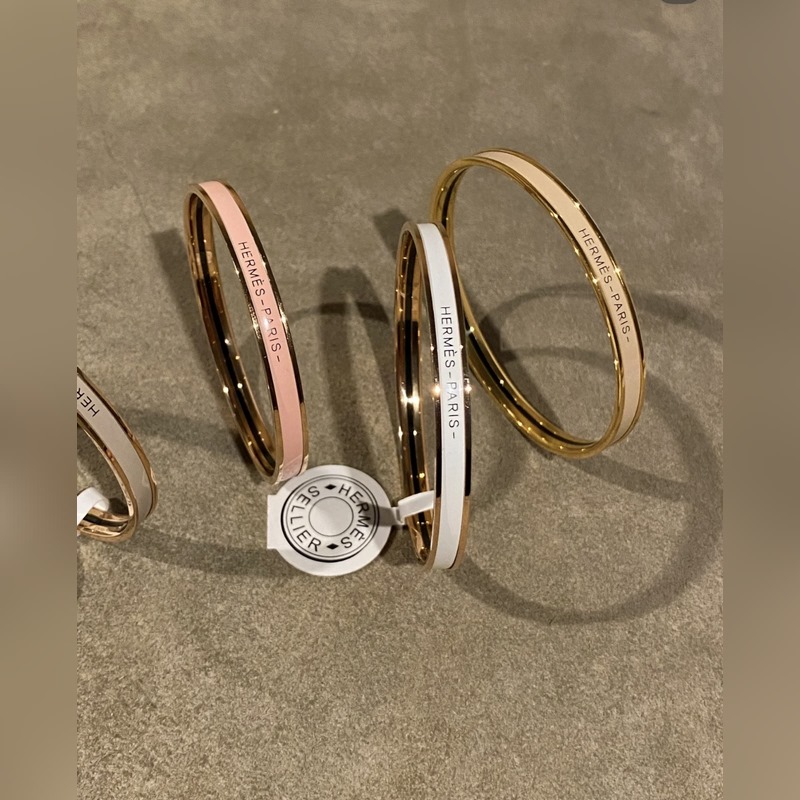 [原單對版] (配全套包裝) 愛馬仕 小紅書爆款 窄版手鐲熱賣色