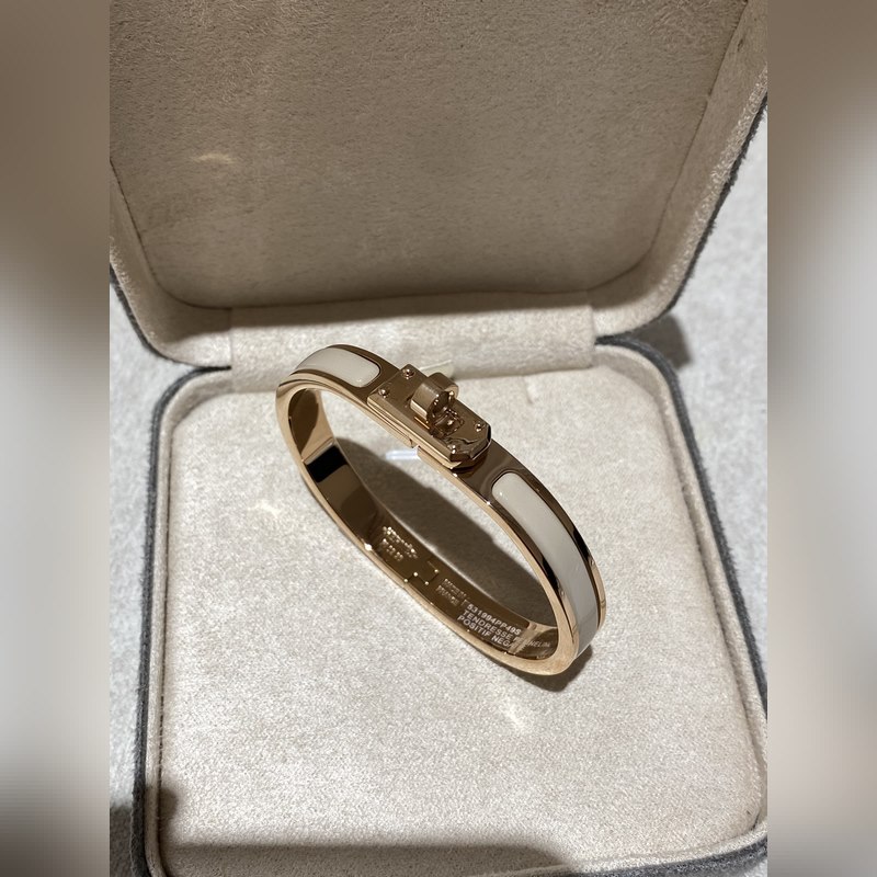 [原單對版] (配全套包裝) H 愛馬仕24 新款 kelly 琺瑯手鐲 顔色