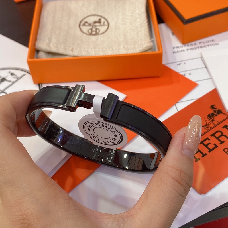 [原單對版] (配全套包裝) 愛馬仕黑武士手鐲