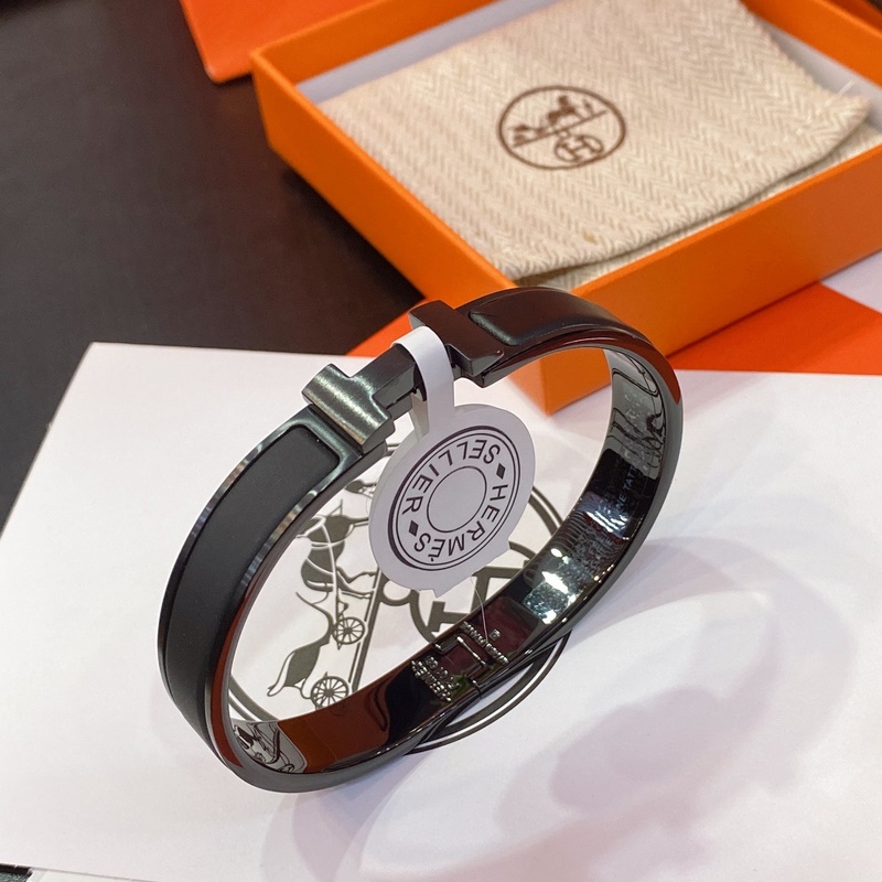 [原單對版] (配全套包裝) 愛馬仕黑武士手鐲