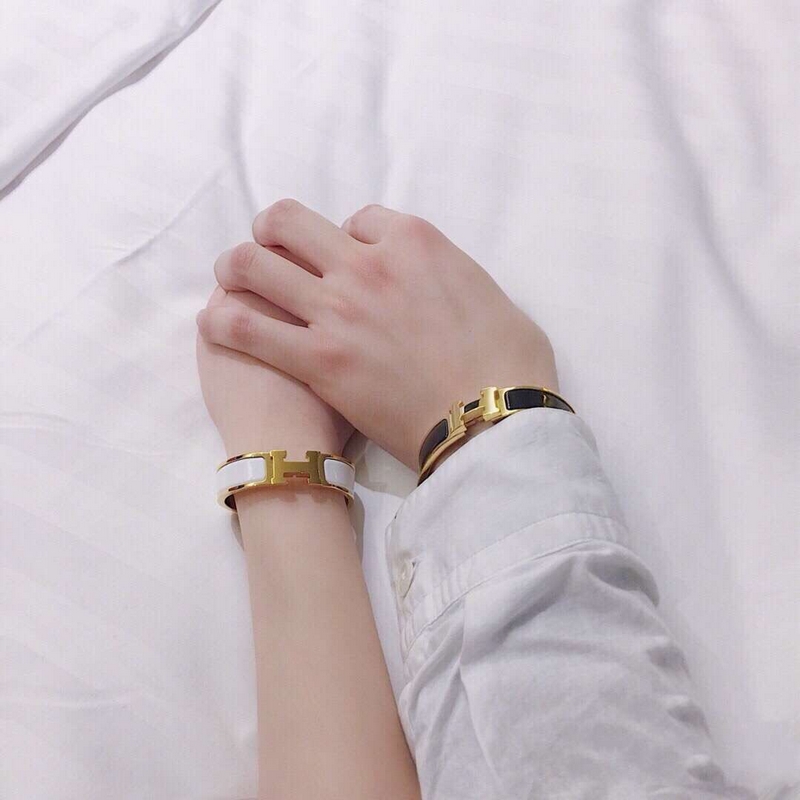 [原單對版] (配全套包裝) 愛馬仕專櫃H手鐲 情侶款