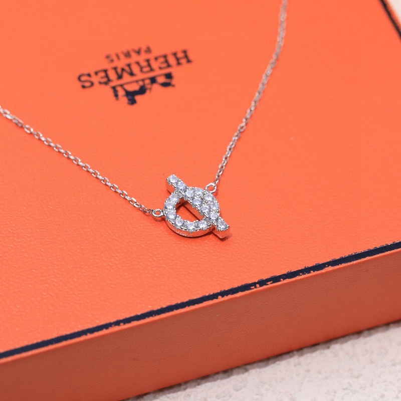 [原單對版] (配全套包裝) 愛馬仕Finesse系列豬鼻子項鍊，低奢調華，款