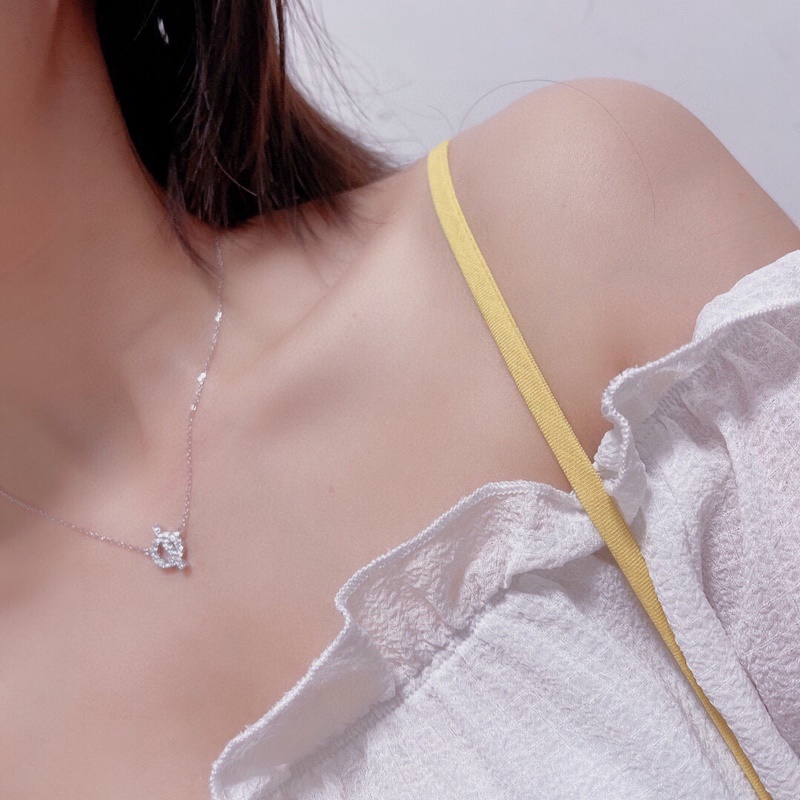 [原單對版] (配全套包裝) 愛馬仕Finesse系列豬鼻子項鍊，低奢調華，款