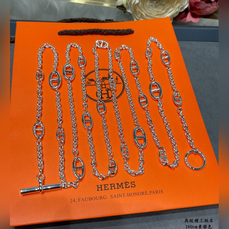 [原單對版] (配全套包裝) 愛馬仕豬鼻子腰鍊，精工，字印齊全 正品一萬三，