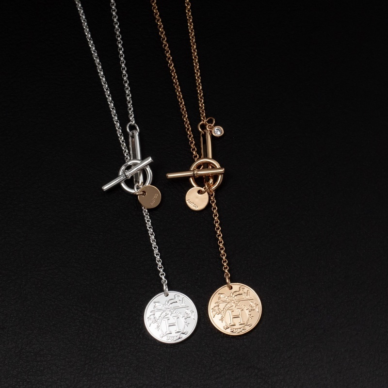 [原單對版] (配全套包裝) 愛馬仕clou de selle 項鍊，屬于H家