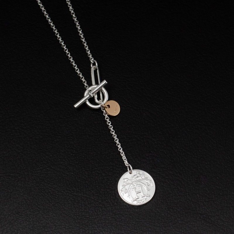 [原單對版] (配全套包裝) 愛馬仕clou de selle 項鍊，屬于H家